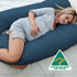 Aus Made Maternity Pregnancy Nursing Sleeping Body Pillow Pillowcase Included Ocean
