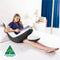 Australian Made Maternity Nursing Body Pillow 140x80cm Black White Pillowcase
