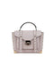 Women's Manhattan Medium Powder Blush Leather Top Handle Satchel Handbag - One Size