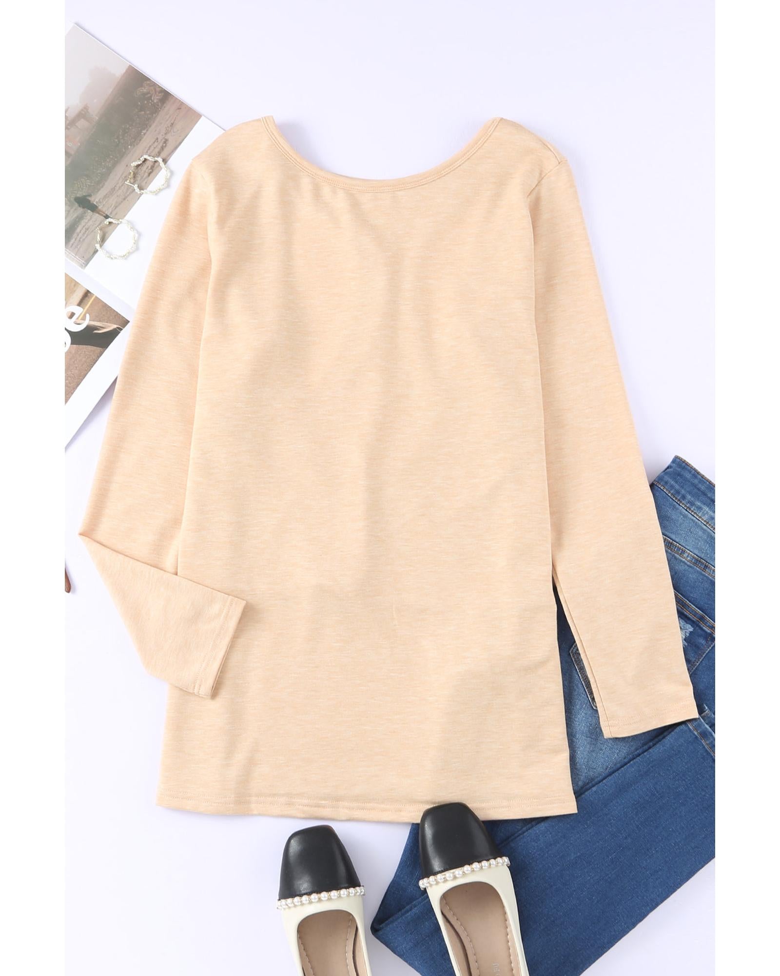 Open Back Knit Top - S