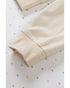Snap Button V-Neck Waffle Knit Top - XL