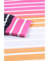 Gradient Striped Long Sleeve V-Neck Blouse - XL
