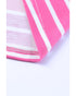 Gradient Striped Long Sleeve V-Neck Blouse - XL
