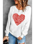 Heart Graphic Pullover Sweatshirt - XL