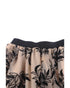 Embroidered High Waist Maxi Skirt - XL