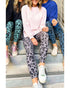 Leopard Print Active Leggings - L