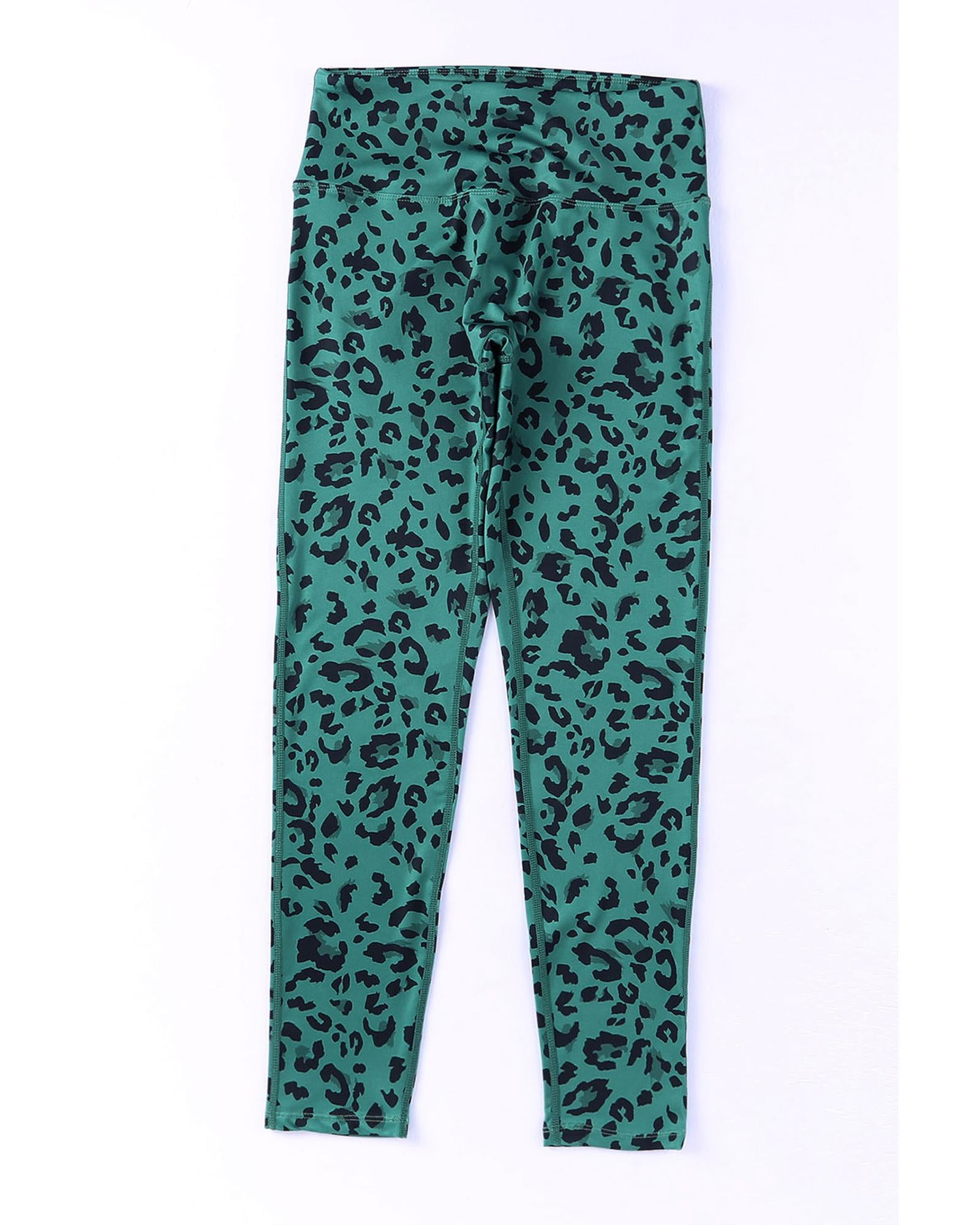 Leopard Print Active Leggings - XL