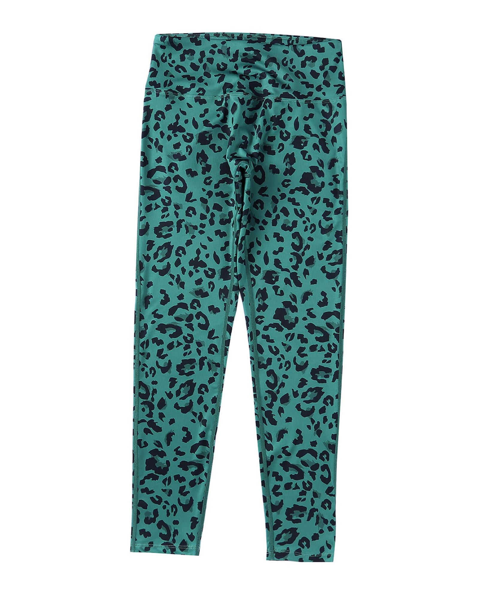 Leopard Print Active Leggings - XL