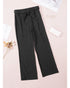 Front Tie Flared Pants - M