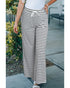 Striped Wide Leg Pants - L