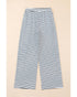 Striped Wide Leg Pants - L