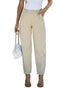 Solid High Waist Casual Pants - 14 US