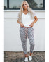 Elastic Waist Jogger Pants - S