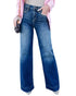 Wide Leg High Rise Jeans - 14 US