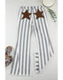 Star Embellished Western Flare Jeans - 8 US
