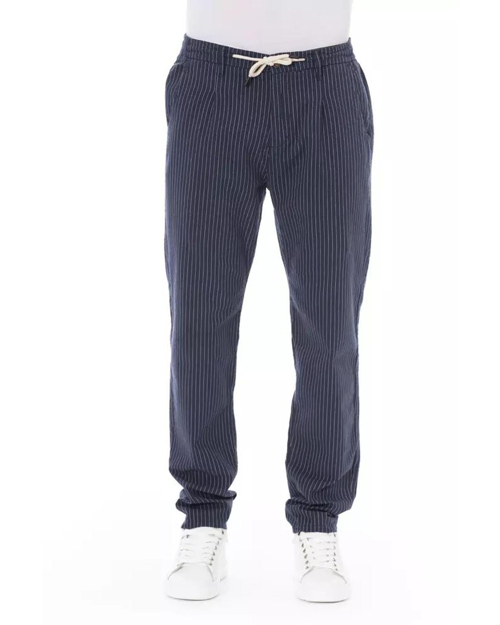 Men's Blue Cotton Jeans & Pant - W30 US