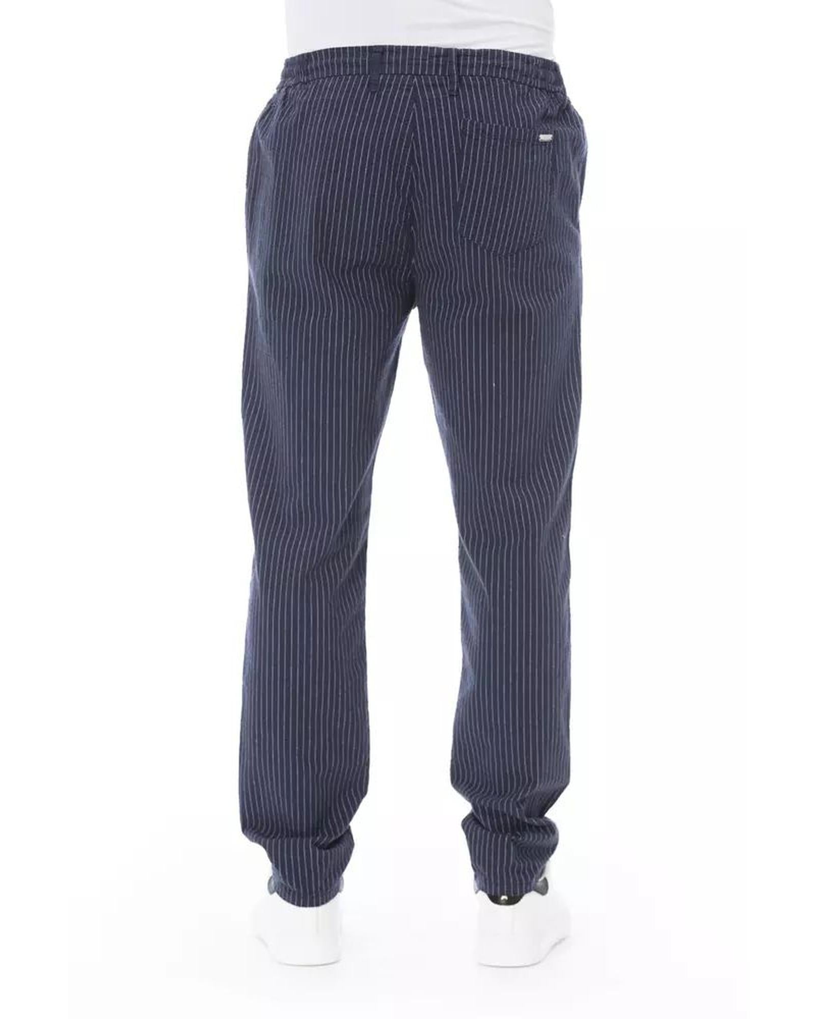 Men's Blue Cotton Jeans & Pant - W30 US