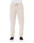 Men's Beige Cotton Jeans & Pant - W30 US