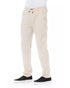 Men's Beige Cotton Jeans & Pant - W30 US