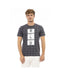 Men's Gray Cotton T-Shirt - XL