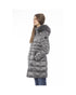 Women's Gray Polyester Jackets & Coat - M