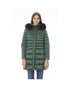 Women's Green Polyester Jackets & Coat - L