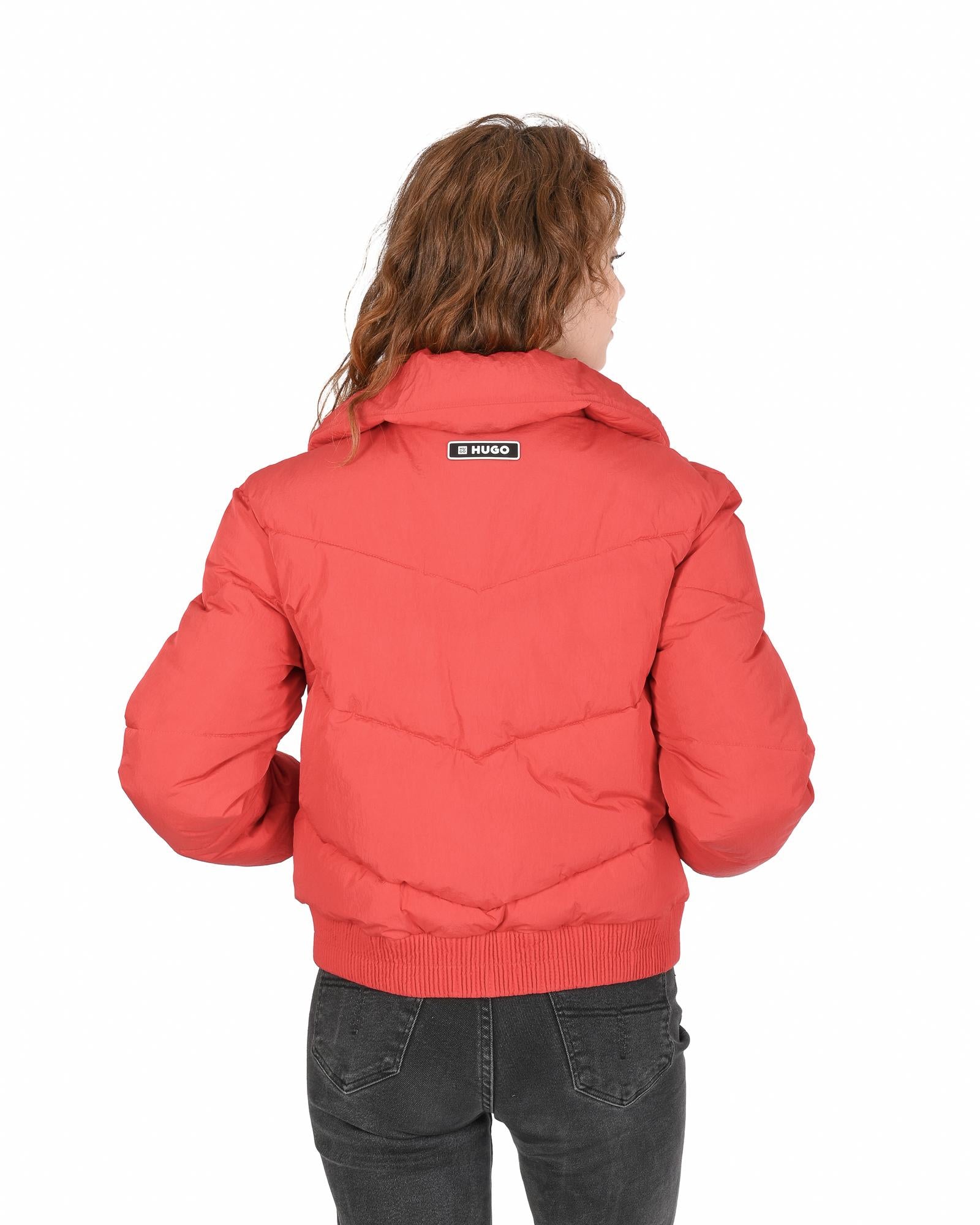 Women's Red Polyamide Jacket in Red - XS