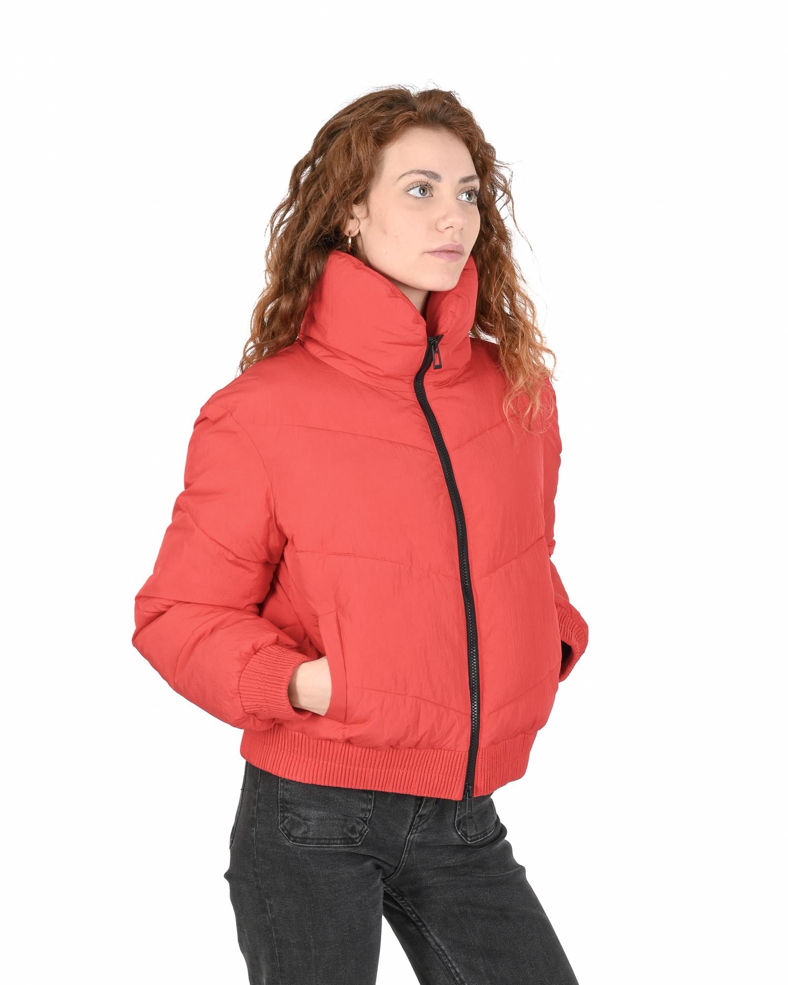 Women's Red Polyamide Jacket in Red - S