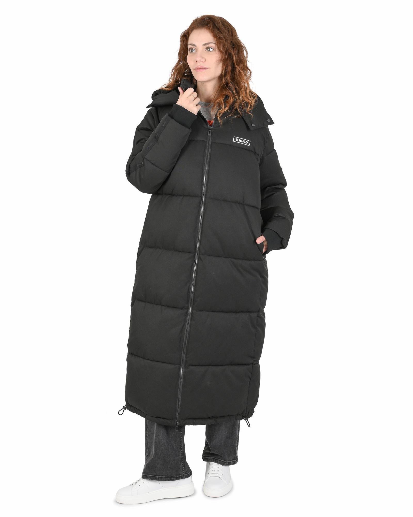 Women's Poly-cotton black jacket in Black - S