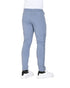 Men's Cotton Polyester Blend Silver Pants in Silver - L