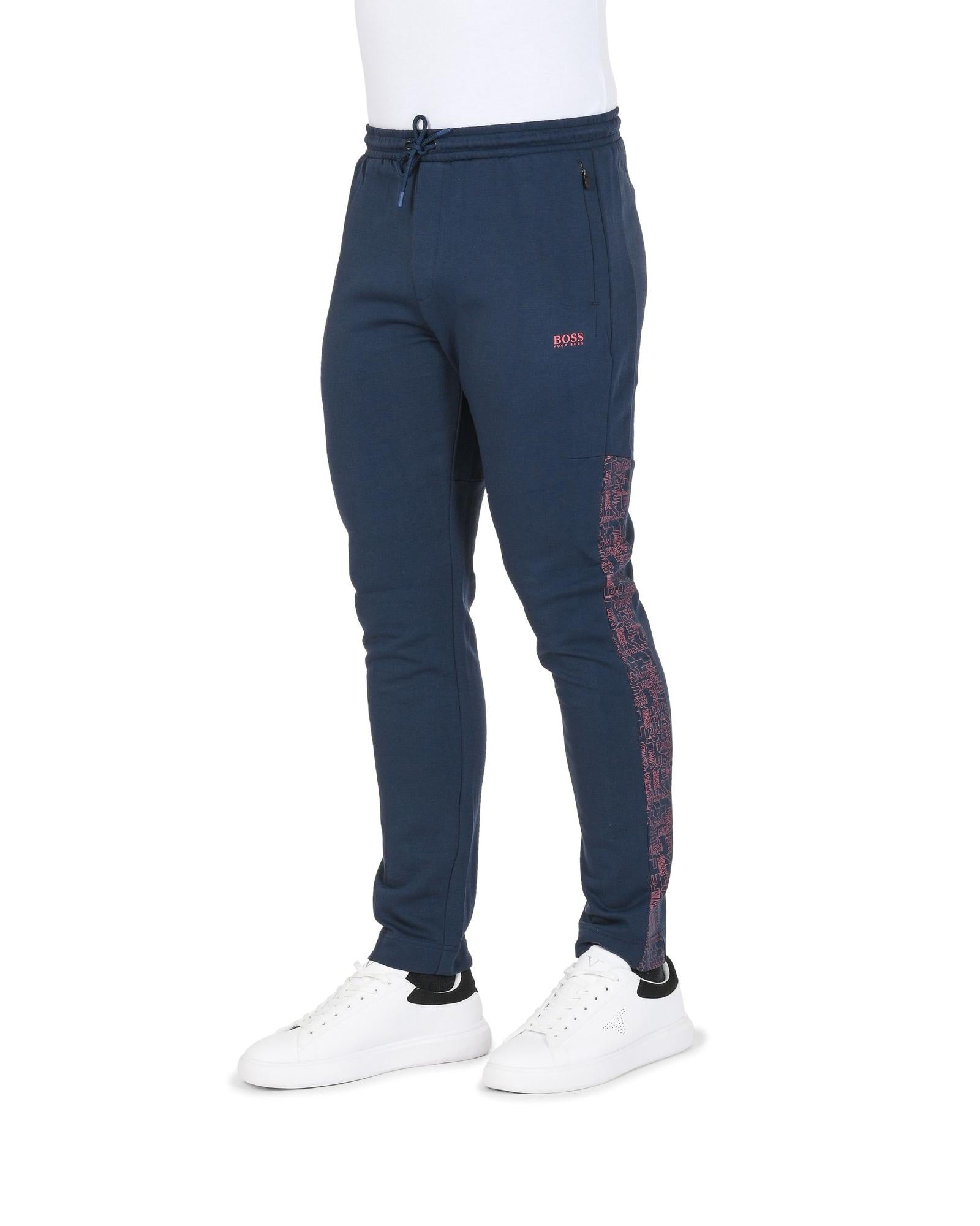 Men's Stretch Cotton Blend Navy Pants in Navy blue - M