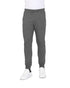 Men's Grey Cotton Blend Stretch Pants in Grey - M