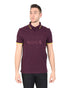Men's Medium Purple Cotton Blend Polo Shirt in Purple - XL