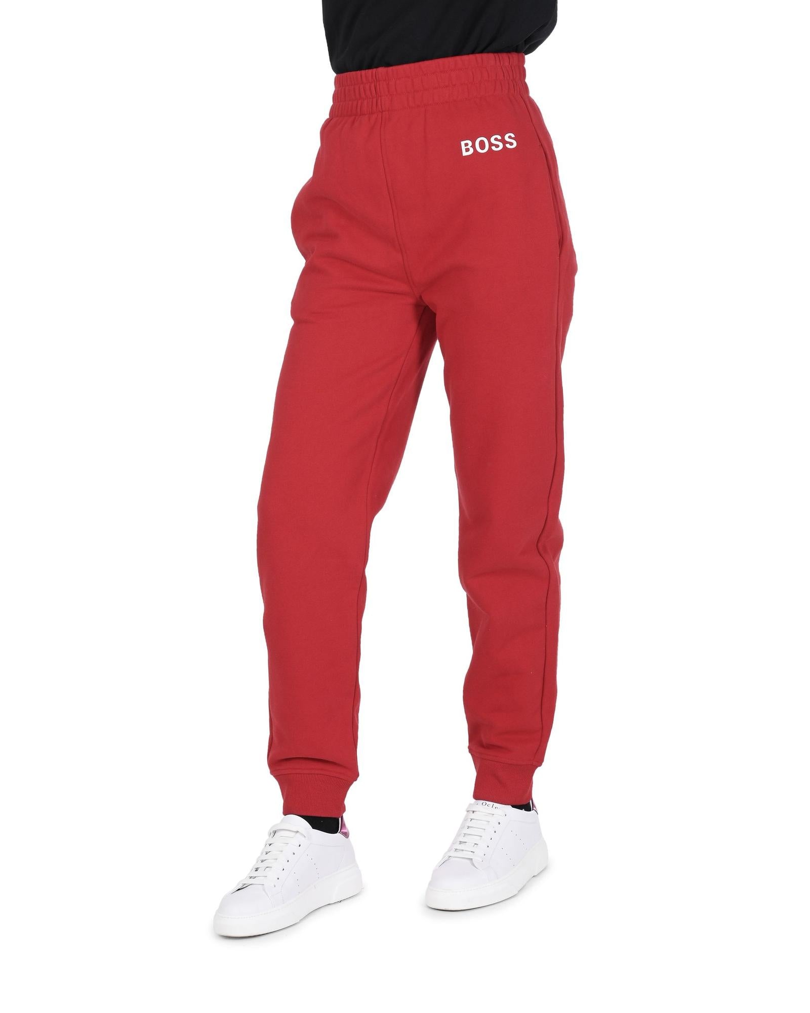 Women's Cotton Red Womens Trousers in Red - S