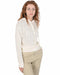 Women's Cotton and Silk Womens Sweater in White - S