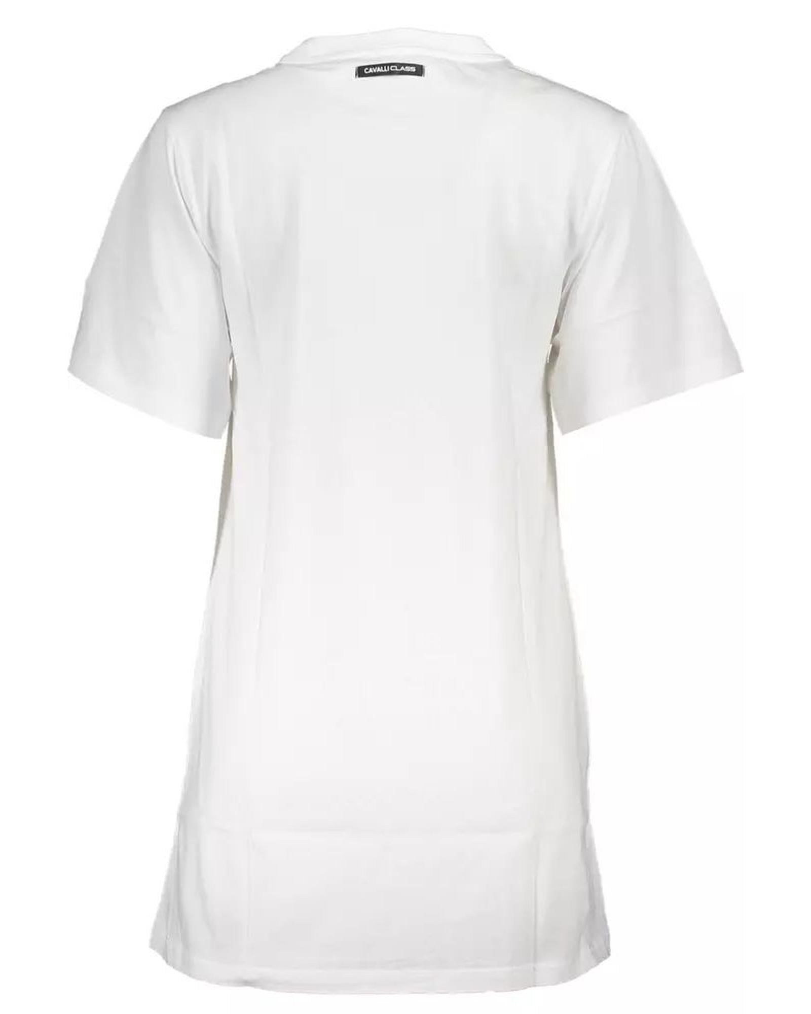 Women's White Cotton Dress - XL