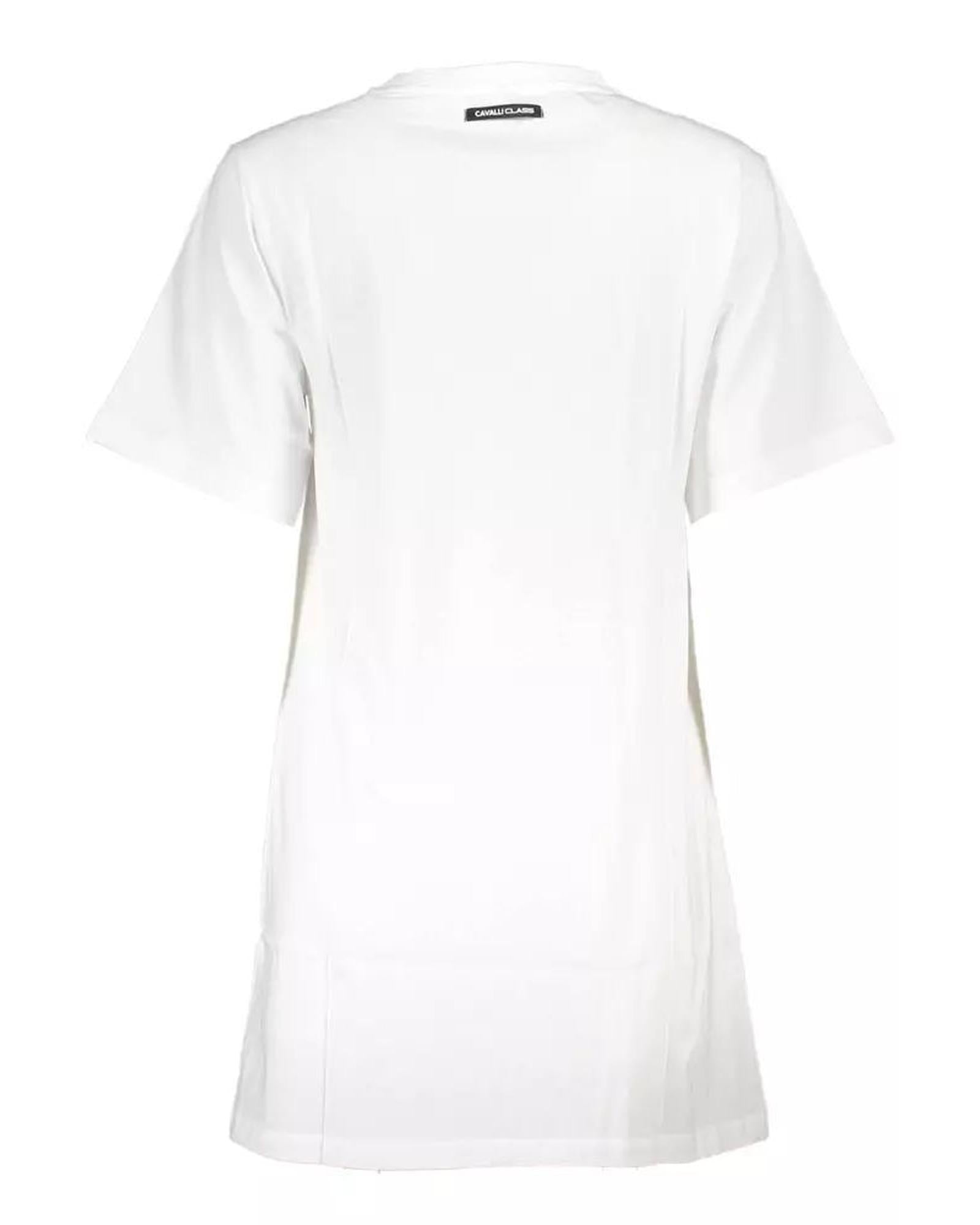 Women's White Cotton Dress - XL