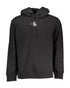 Men's Black Cotton Sweater - L