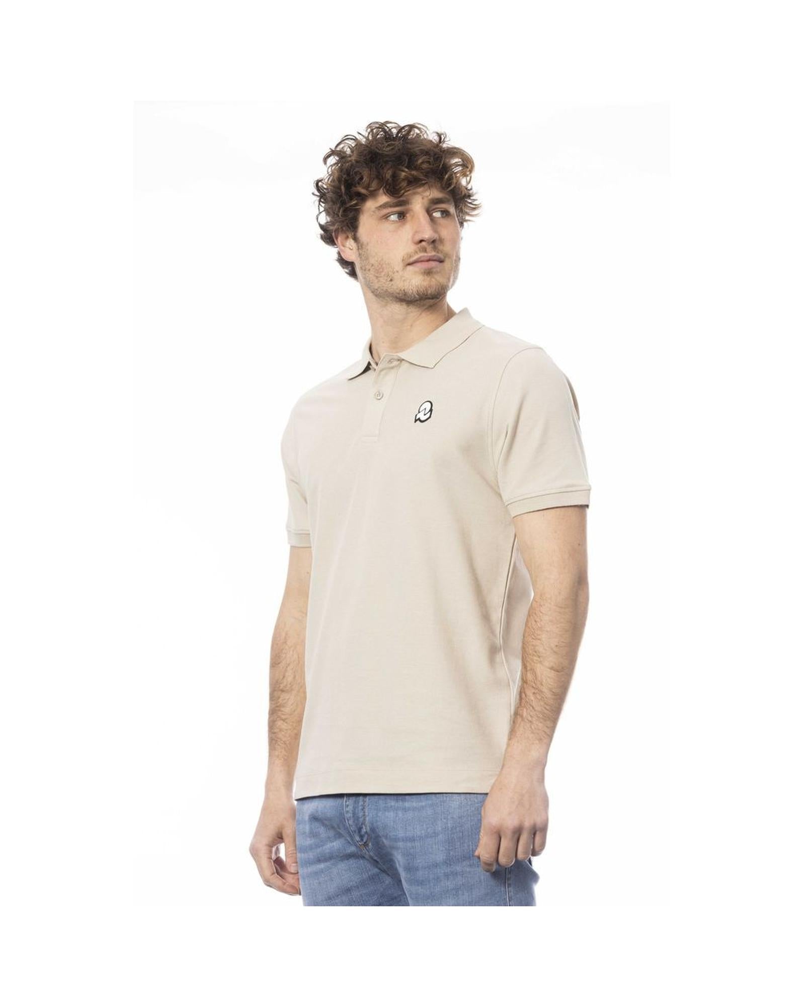 Invicta Men's Beige Cotton Polo Shirt - S