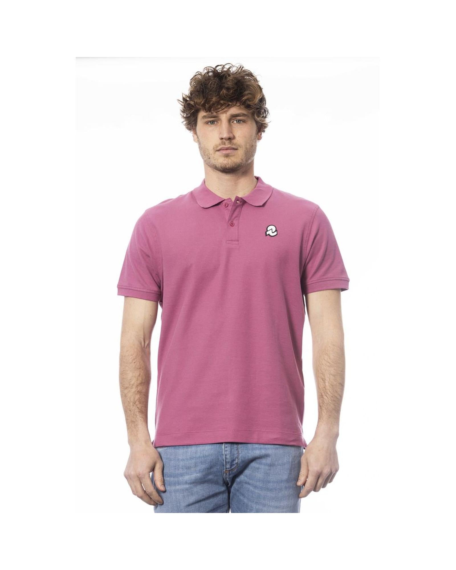 Men's Purple Cotton Polo Shirt - S