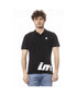 Men's Black Cotton Polo Shirt - XL