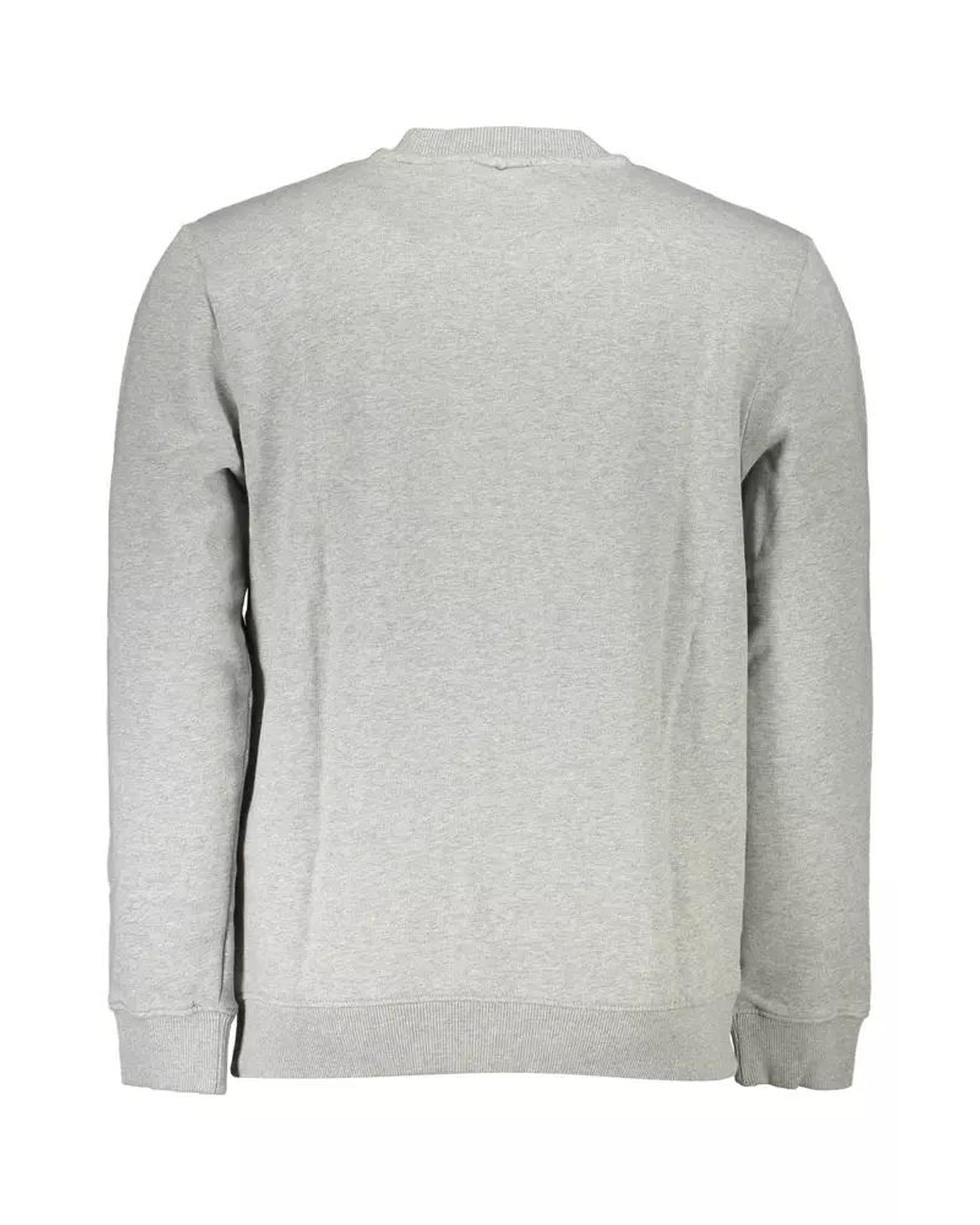 Men's Gray Cotton Sweater - S