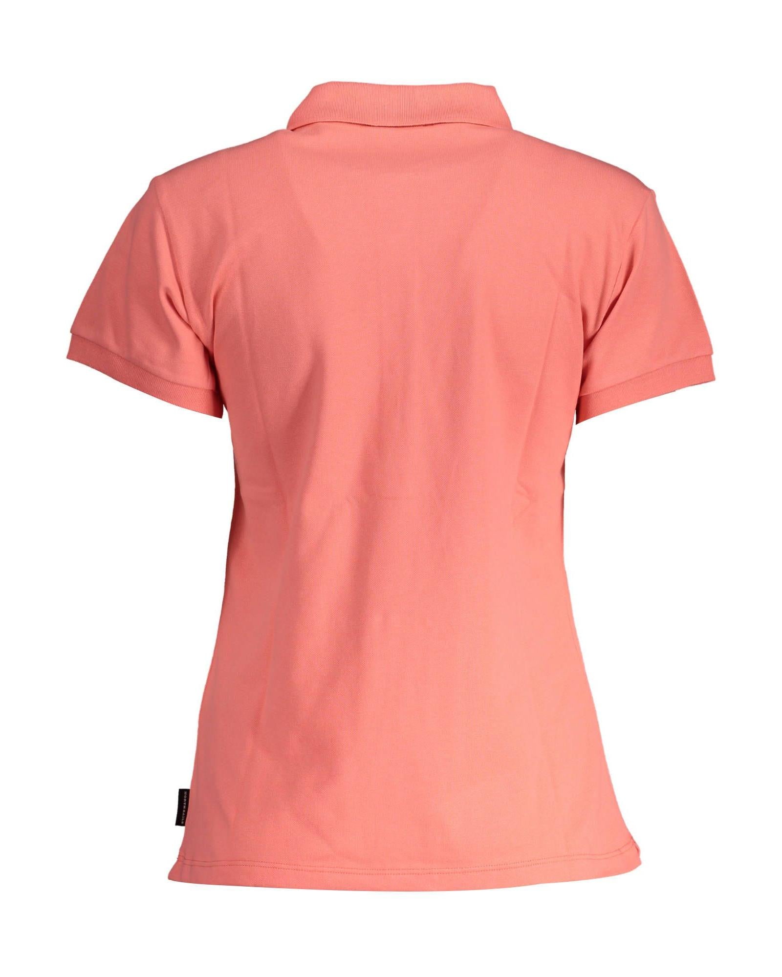 Men's Pink Cotton Polo Shirt - S