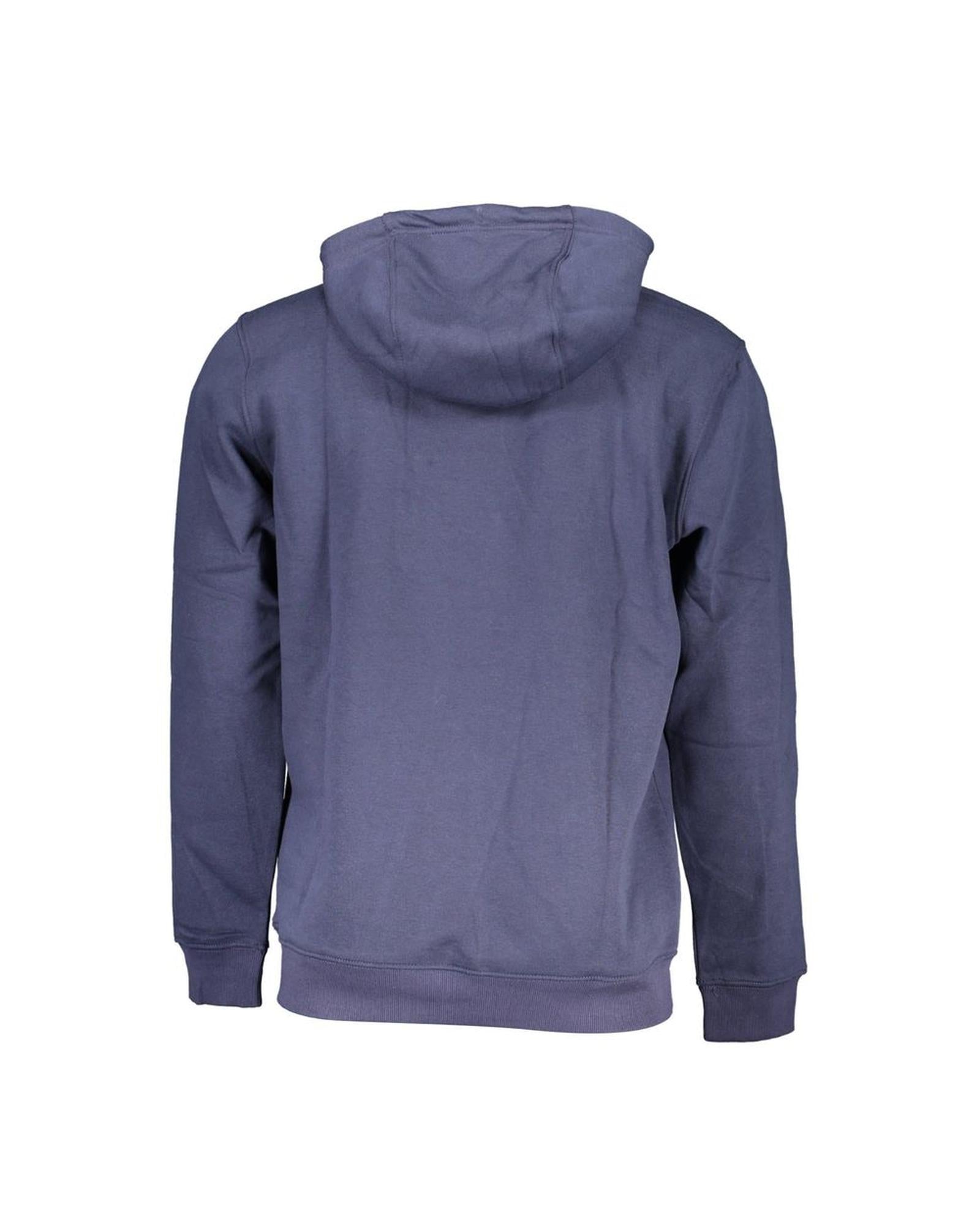 Men's Blue Cotton Sweater - S