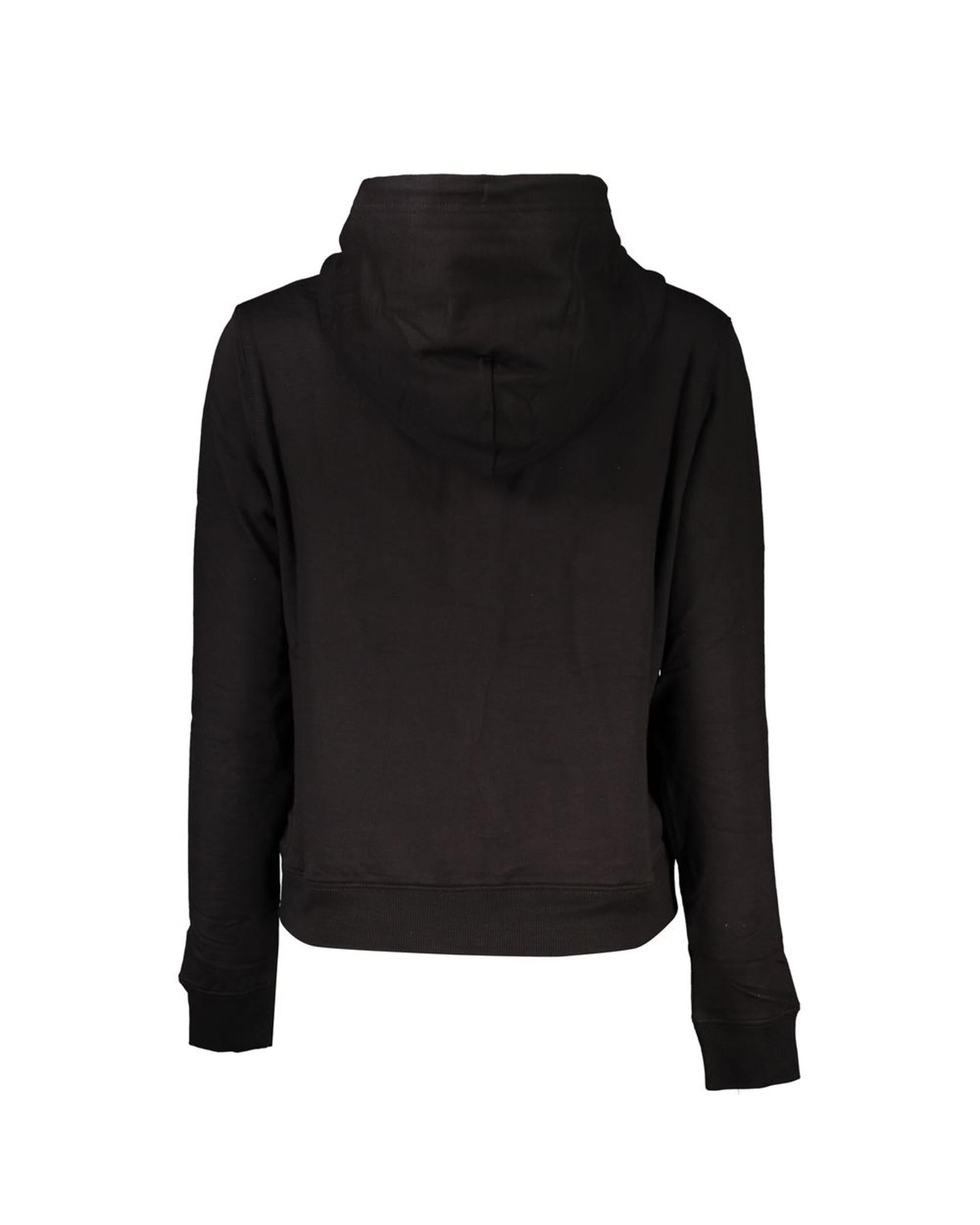 Women's Black Cotton Sweater - L