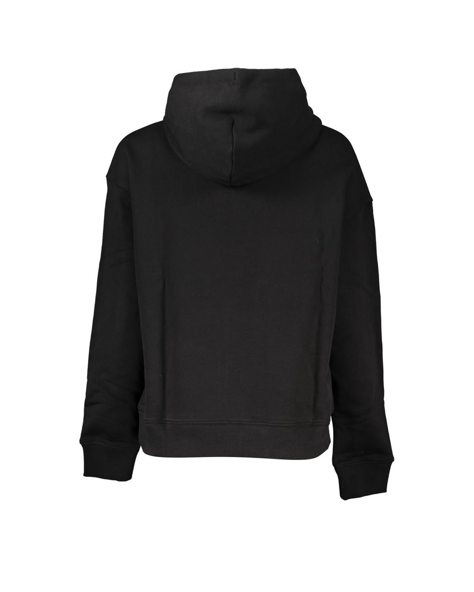 Women's Black Cotton Sweater - L