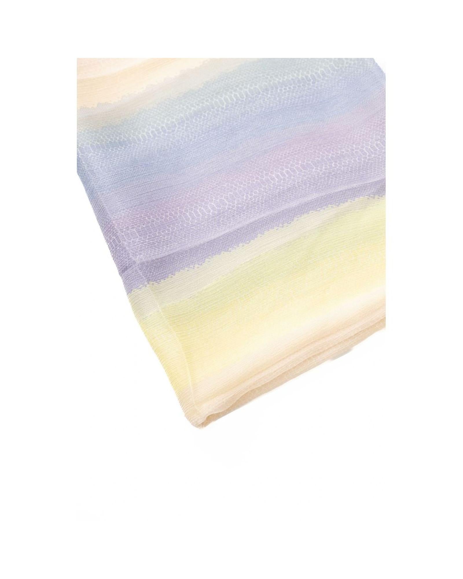 Women's Multicolor Silk Scarf - One Size