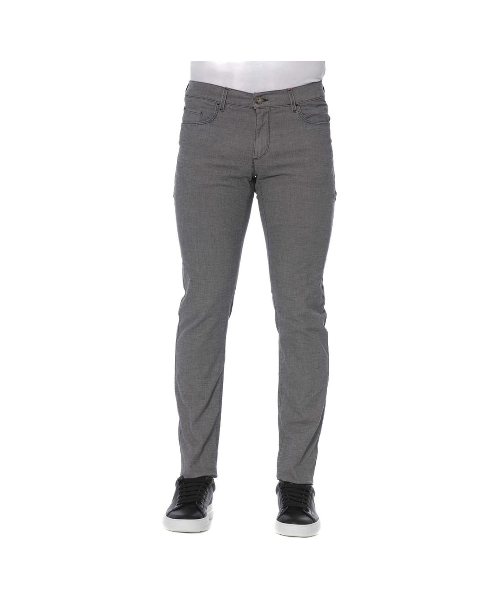 Men's Gray Cotton Jeans & Pant - W30 US