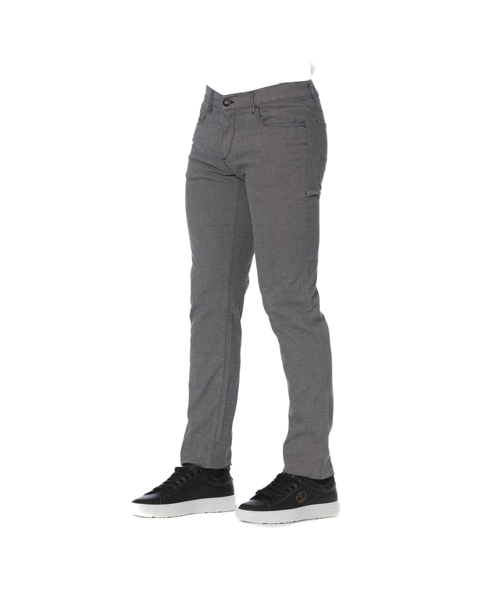 Men's Gray Cotton Jeans & Pant - W40 US