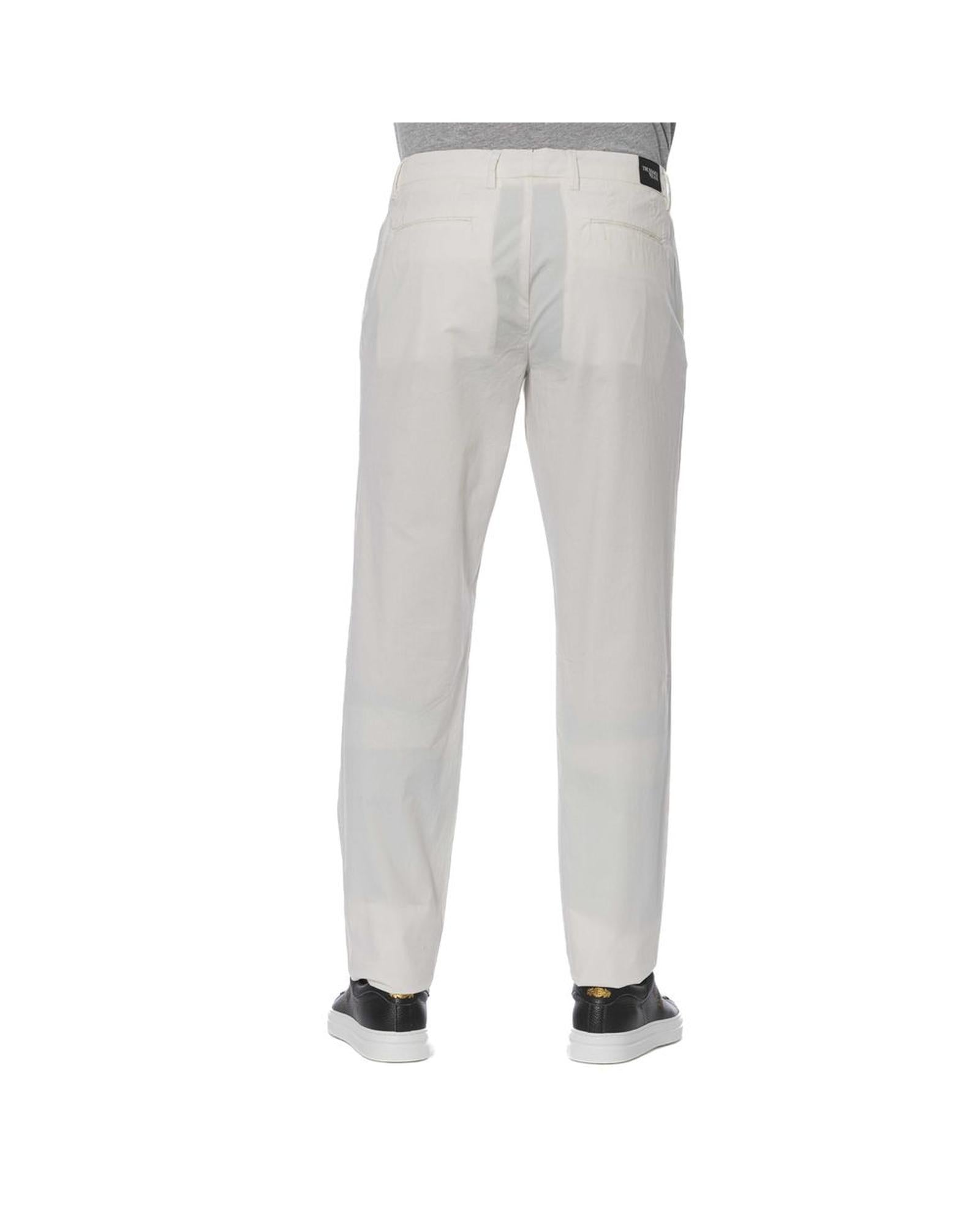 Men's White Cotton Jeans & Pant - W52 US